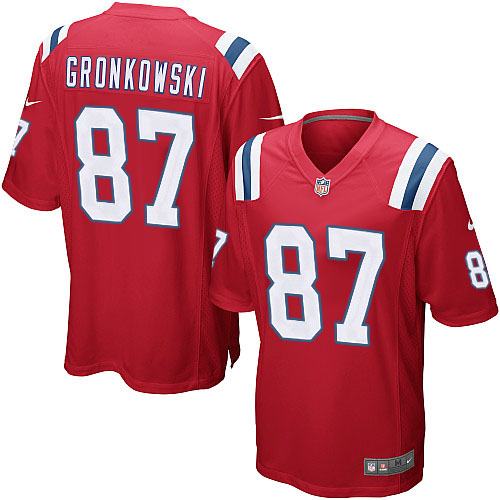 Youth Limited Rob Gronkowski Nike Jersey Red Alternate - #87 NFL New England Patriots